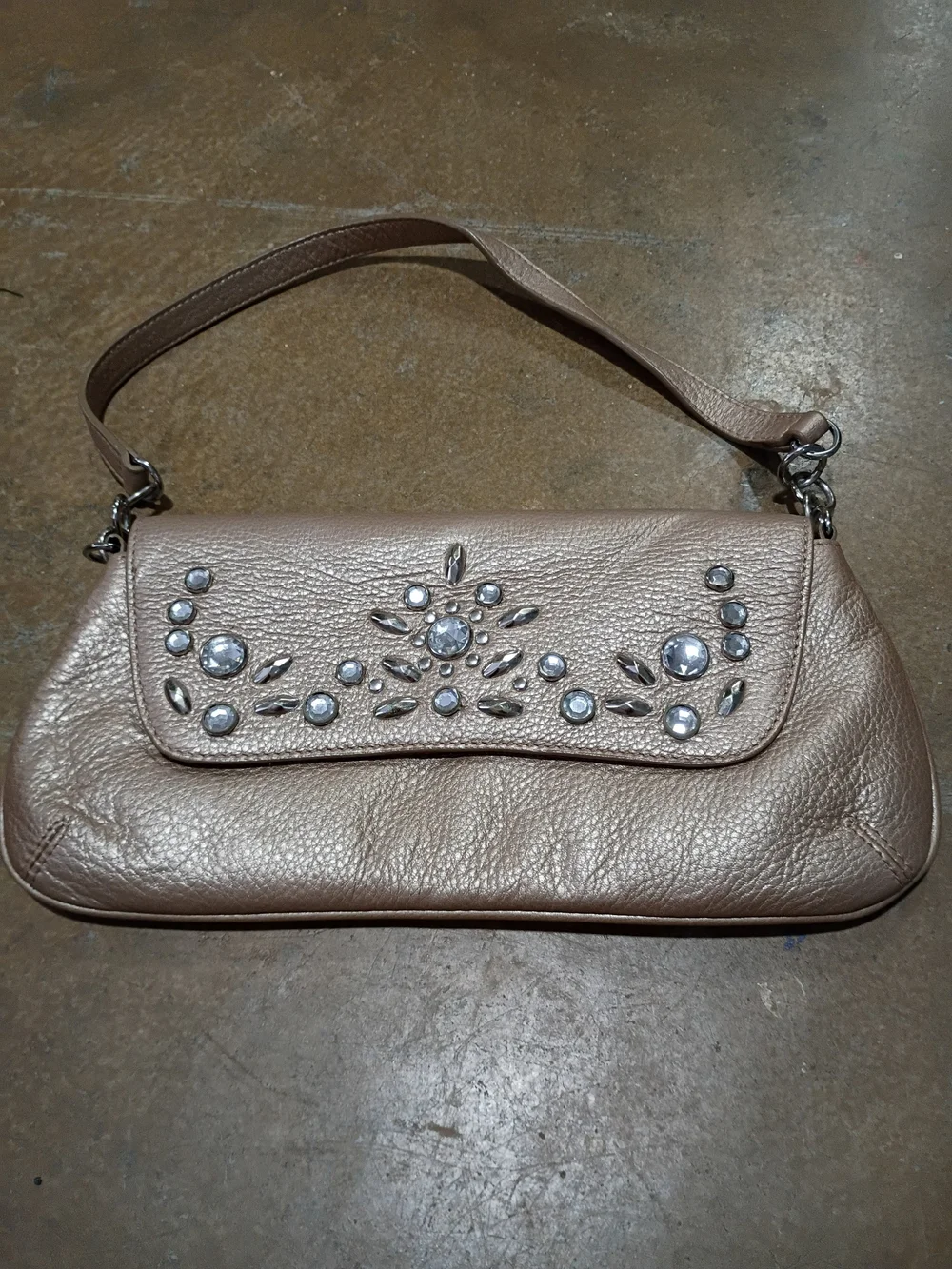 The Sak Pink Label Clutch with Jewel Accents